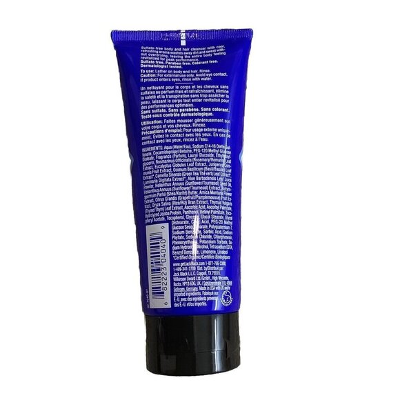 Jack Black Turbo Wash Energizing Cleanser for Hair & Body 3 oz For Men - Picture 2 of 2